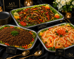 Grilled Pepper Steak, Black Mushroom Rice & Fresh Pikliz